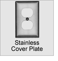EEA-0S8 Stainless Cover Plate