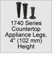 1740 4" (102 mm) Appliance Legs