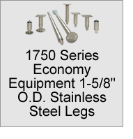 1750 1-5/8" O.D. Stainless Steel Legs
