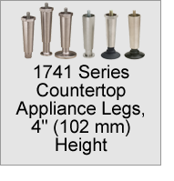 1741 4" (102 mm) Appliance Legs