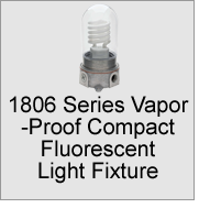 1806 Series Vapor-Proof Compact Fluorescent Light Fixture