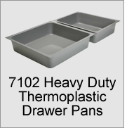 7102 Heavy Duty Thermoplastic Drawer Pans