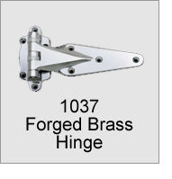 1037 Forged Brass Hinge