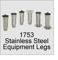 1753 2" O.D. Stainless Steel Legs
