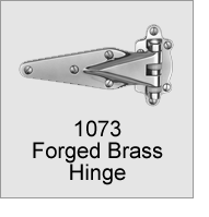 1073 Forged Brass Hinge