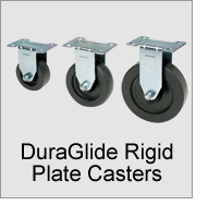 DuraGlide Rigid Plate Casters