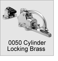 0050 Cylinder Locking Brass Latch