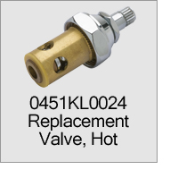 0451KL0007 Faucet Replacement Valve, Hot