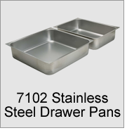 7102 Stainless Steel Drawer Pans