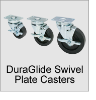 DuraGlide Swivel Plate Casters